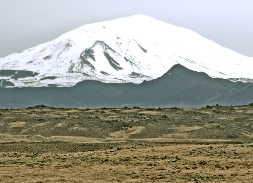 Hekla stratovolcano in Iceland