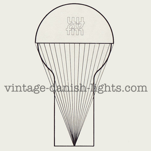 drawing of formland lamp as parachute