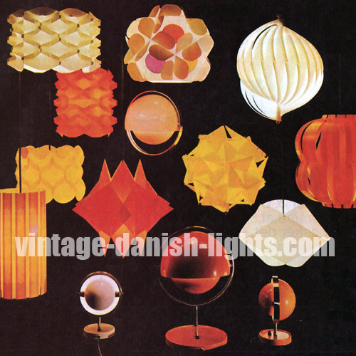 Quality System vintage Danish lights